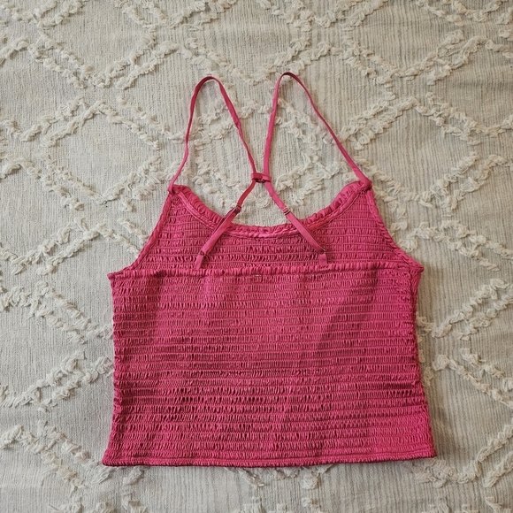 NWT Free People Right On Time Cami Tank Top Festival Fuschia Pink Size Small - Picture 3 of 7